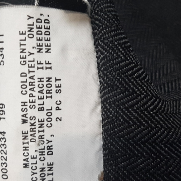 Women's Blazer Size 13 BYER TOO CALIFORNIA grey and black color Herringbone - Picture 8 of 12